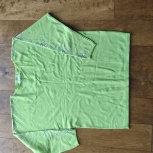 BNWT vila Milano size M Citrine with bling sweater